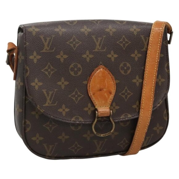 LOUIS VUITTON Monogram Saint Cloud GM Shoulder Bag LV Auth - Picture 1 of 16